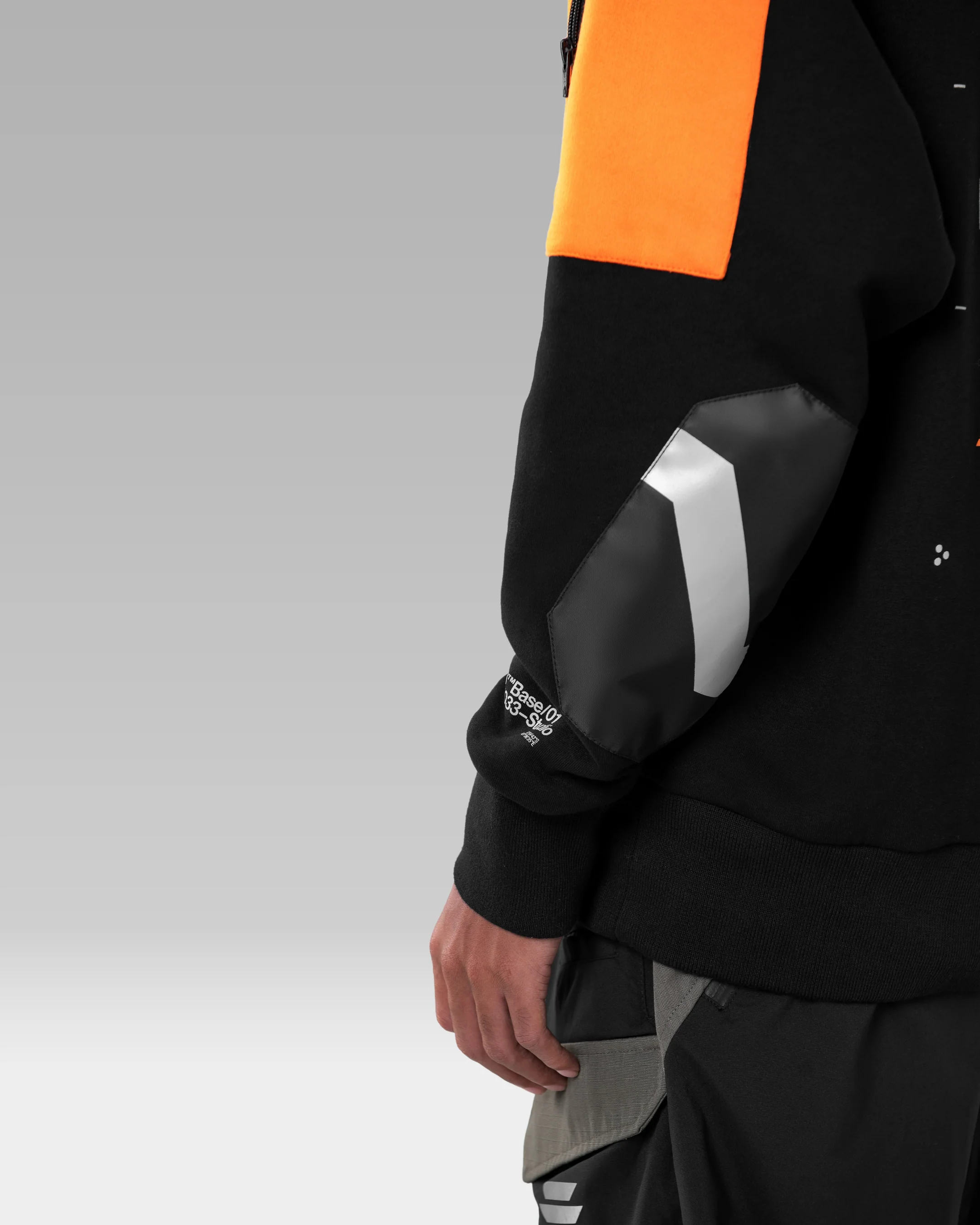 SNK56/PV-F45 Hoodie - Black/Orange - Image 12
