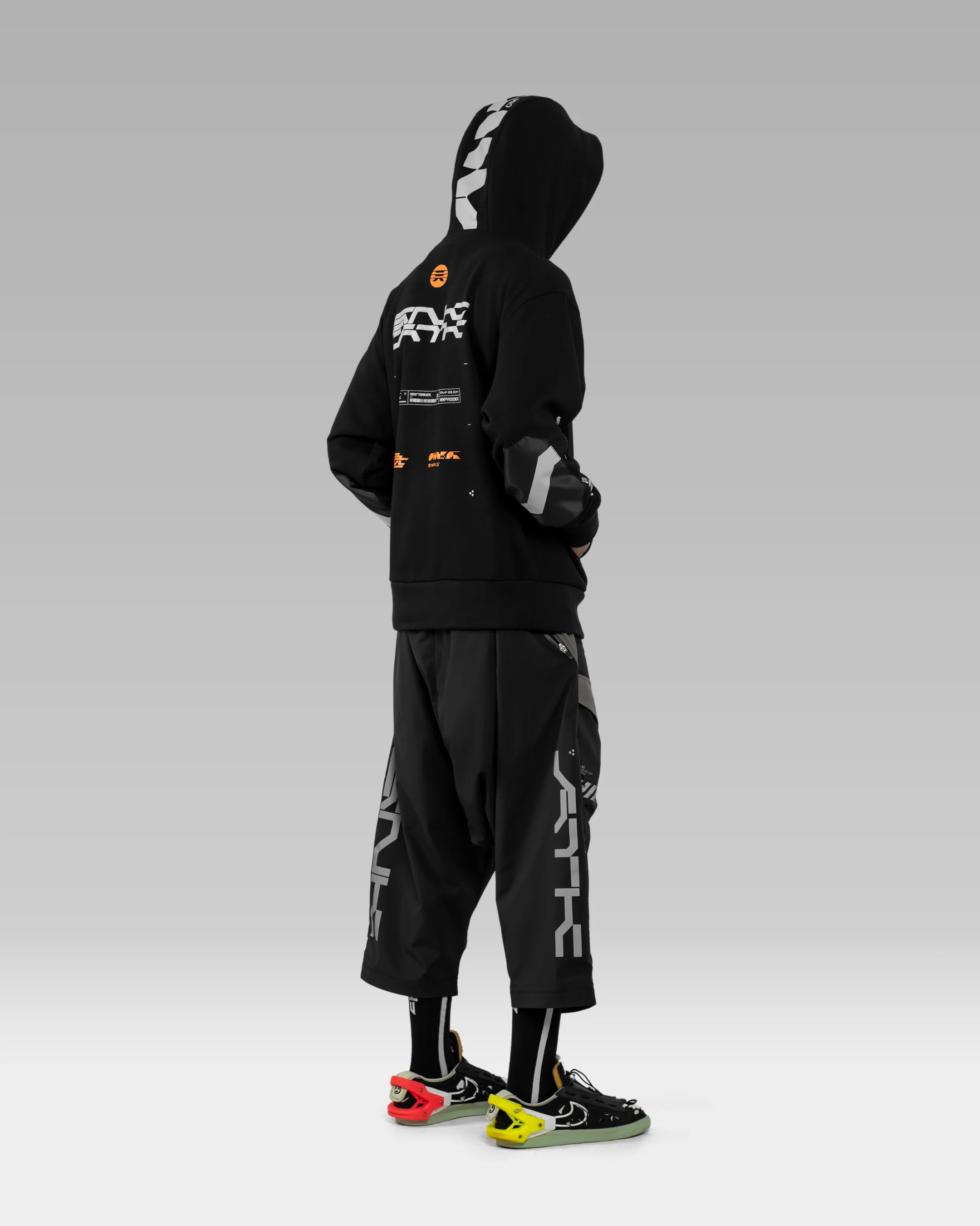 SNK56/PV-F45 Hoodie - Black/Orange - Image 17